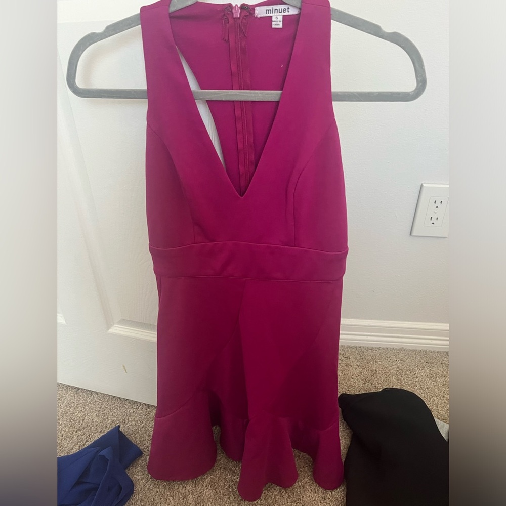 Pink cocktail dress